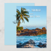 Geheime Beach Maui, Tropisch, Paradise, bruiloft Kaart (Voorkant / Achterkant)