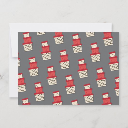 Geheime cadeau van de Kerstman - Exchange Swap Kaart (Achterkant)