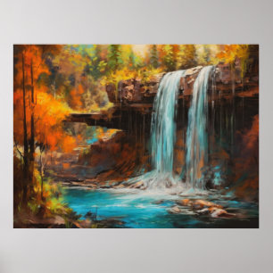 Geheime Chilling Place in de herfst Fine Art Poster