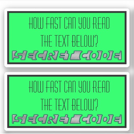 Geheime code Stickers (Voorkant)