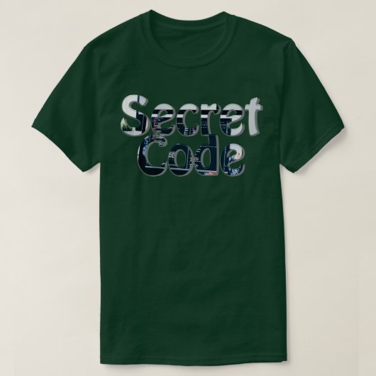 Geheime code t-shirt (Design voorkant)