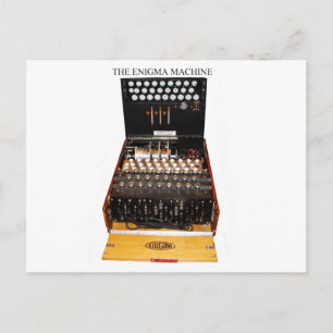  geheime codes van de machinerie Enigma Briefkaart