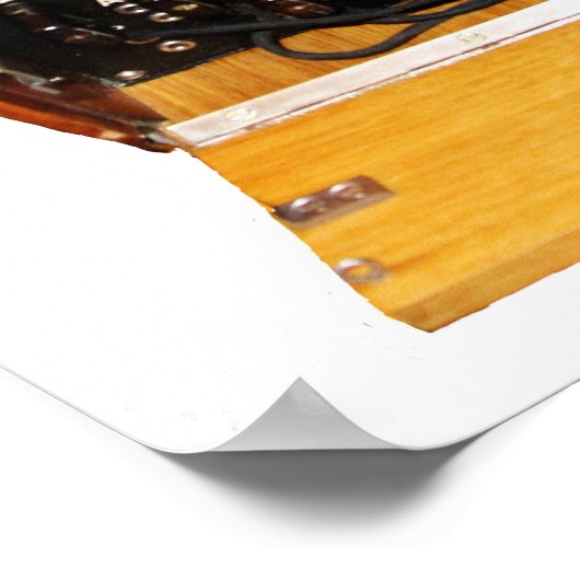 geheime codes van de machinerie Enigma Poster (Hoek)