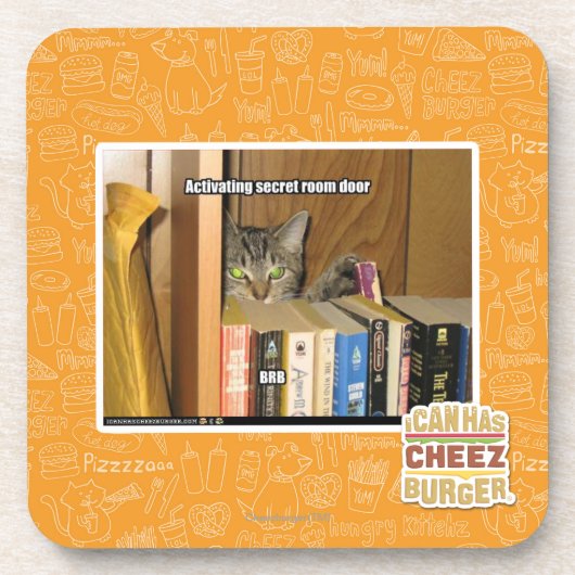 Geheime deur van de kamer activeren drankjes onderzetter (Voorkant)