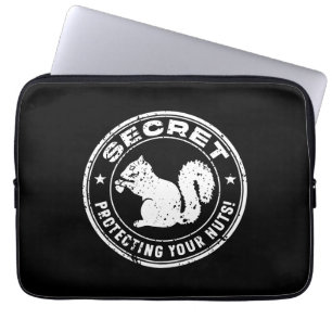 Geheime eekhoorn "Bescherming van uw noten" veront Laptop Sleeve