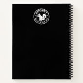 Geheime eekhoorn "Bescherming van uw noten" veront Notitieboek (Achterkant)