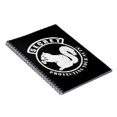 Geheime Eekhoorn Patch Bescherming Uw Noten Notitieboek (Rechterzijde)