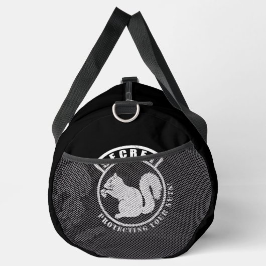 Geheime Eekhoorn Patch "Bescherming van uw noten" Plunjezak (Rechts)