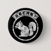 Geheime eekhoorn - Verhard - Type 2 Ronde Button 5,7 Cm (Voorkant)