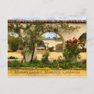 Geheime Herinneringstuin Monterey Californië Ansic Briefkaart