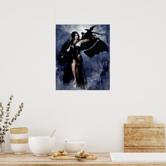 Geheime hoogte van de Night Poster/Canvas Print (Keuken)