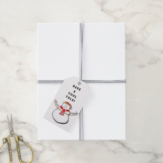 Geheime kerstcadeautjes Labels Cadeaulabel (Met Touw)