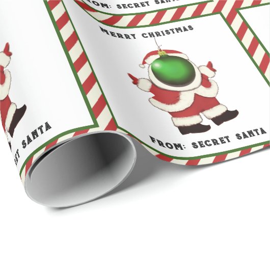 Geheime kerstKerstmis Cadeaupapier (Rol Hoek)