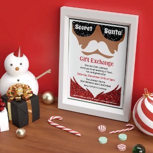 Geheime Kerstman Cadeau Uitnodiging