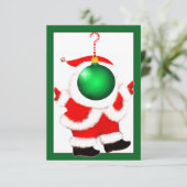 Geheime Kerstman Cadeaubonnen Kaart (Staand voorkant)