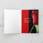 Geheime korstValentijnsdag Feestdagen Kaart (Binnen)