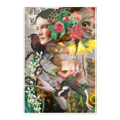 Geheime letter digitale collage foto afdruk (Voorkant)