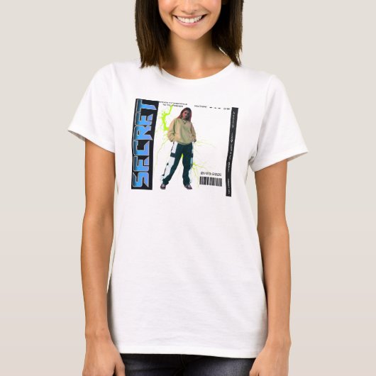 Geheime Mixtape: Y2K 2000s Retro T-shirt (Voorkant)