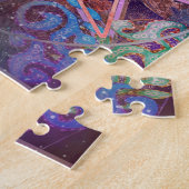 Geheime Nebula Star Map Elegant Mandala in het Paa Legpuzzel (Zijkant)