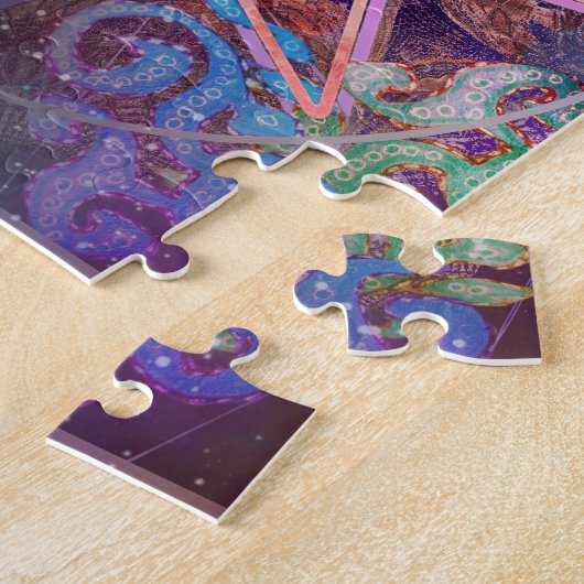 Geheime Nebula Star Map Elegant Mandala in het Paa Legpuzzel (Zijkant)