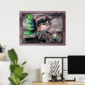 Geheime Plaats Gotische Fee Poster Print (Thuiskantoor)