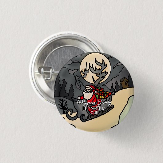 Geheime Rustieke Vakantieclausule Ronde Button 3,2 Cm (Voorkant /achterkant)