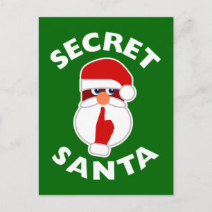 Geheime Santa Feestdagenkaart