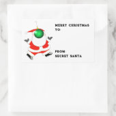 Geheime Santa ideeën Rechthoekige Sticker (Tas)