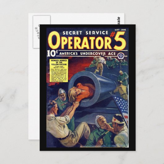 Geheime serviceoperator 5 - mei-jun 1939a_Pulp Art Briefkaart (Voorkant / Achterkant)