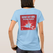 Geheime stad Kinder T-Shirt (Achterkant)