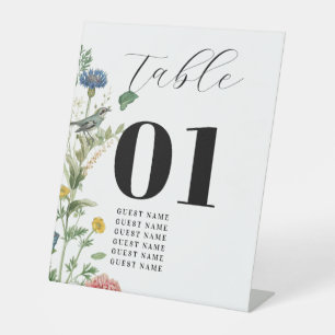 Geheime Tuin Wilde Bloemen Frame Reclamebord Met Voetstuk
