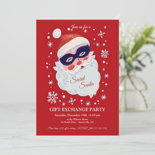 Geheime uitnodiging tot uitwisseling van cadeaus v (Staand voorkant)