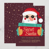 Geheime uitnodiging voor kerstfeestdagen (Voorkant / Achterkant)