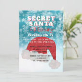 Geheime uitnodiging voor uitwisseling van cadeaus (Staand voorkant)