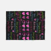 Geheime Verliefdheid, Eerste Liefde Persoonlijk Ca Fleece Deken (Voorkant (Horizontaal))