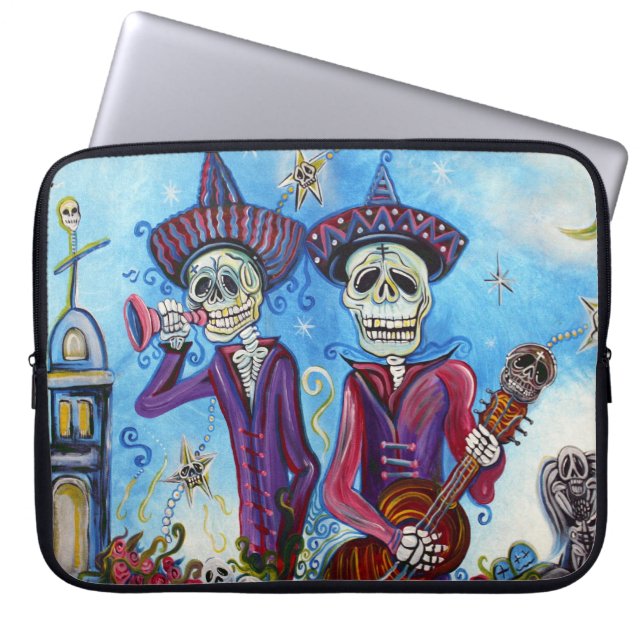 Geheimen van de Mariachi Laptop Sleeve (Voorkant)