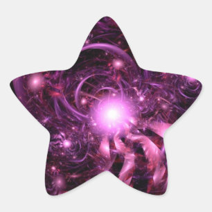 Geheimen van het universum gedeeltelijk onthuld ster sticker