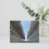 Gehele partij van schip briefkaart (Staand voorkant)