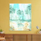 Geheugen, Abstracte landschapsbomen Kunstschildere Canvas Afdruk (Insitu (Woonkamer))