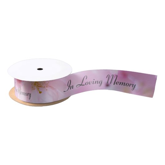 Geheugen Cherry Blossom satin ribbon Lint (Spoel)