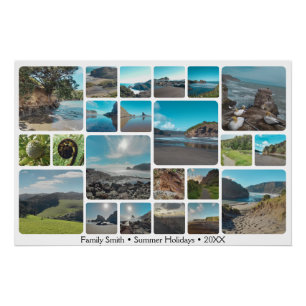 Geheugen Geweldige reis, een 20 Instagram fotocoll Perfect Poster