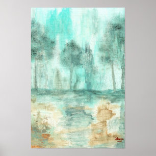 Geheugen, het Abstracte Schilderen van de Kunst Poster