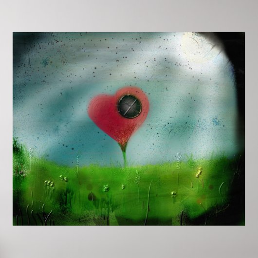 Geheugen van het gebarsten hart poster (Voorkant)