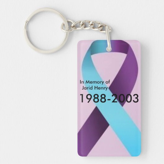 Geheugen van Jarid Henry Sleutelhanger (Voorkant)