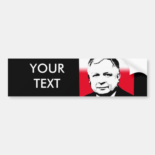 Geheugen van Lech Kaczynski Bumpersticker (Voorkant)