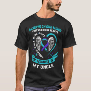 Geheugen van mijn oom: preventie van zelfmoordbewu t-shirt
