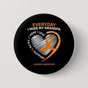 Geheugen van mijn opa Herinnering Leukemie Awarene Ronde Button 5,7 Cm