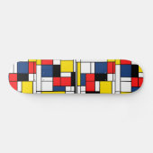 Geheugen van Mondriaan - Schaats Deck Skateboard (Horizontaal)