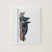 Geheugen van Scottish Terrier Legpuzzel (Verticaal)