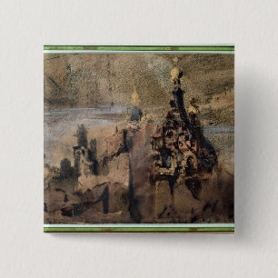 Geheugen van Spanje, 1850 Vierkante Button 5,1 Cm